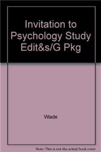 Invitation to Psychology Study Edit&s/G Pkg