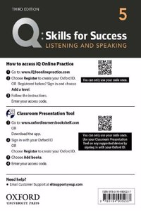 Q3e 5 Listening and Speaking IQ and Classroom Presentation Tool