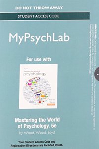 New Mypsychlab Without Pearson Etext -- Standalone Access Card - For Mastering the World of Psychology