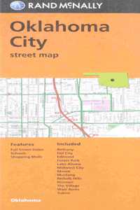 Oklahoma City Street Folded Map
