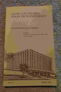 Men and Institutions in American Mathematics Volume 13