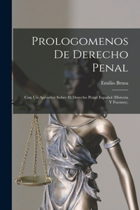 Prologomenos De Derecho Penal