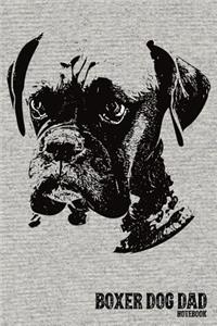 Boxer Dog Dad Notebook