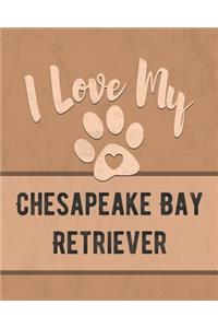 I Love My Chesapeake Bay Retriever