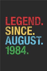 Legend Since August 1984