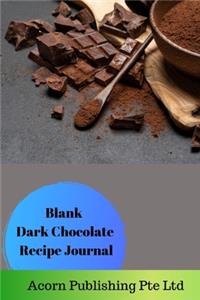 Blank Dark Chocolate Recipe Journal