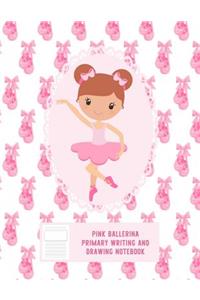 Pink Ballerina Writing and Drawing Notebook
