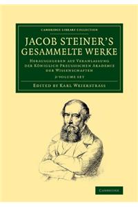 Jacob Steiner's Gesammelte Werke 2 Volume Set