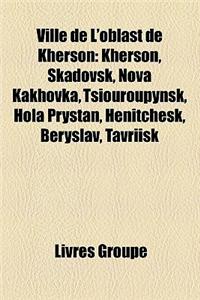 Ville de L'Oblast de Kherson
