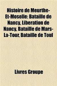 Histoire de Meurthe-Et-Moselle