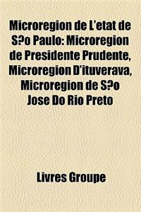 Microregion de L'Etat de Sao Paulo