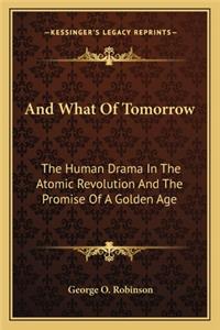 And What of Tomorrow