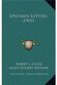 Specimen Letters (1905)