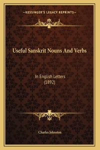 Useful Sanskrit Nouns And Verbs