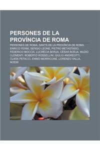 Persones de La Provincia de Roma