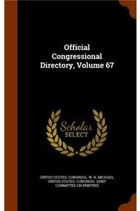 Official Congressional Directory, Volume 67