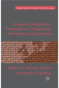 European Integration, Processes of Change and the National Experience