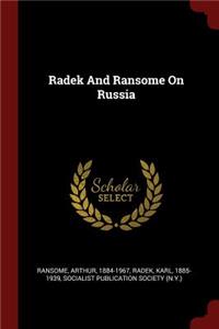 Radek and Ransome on Russia