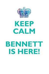 KEEP CALM, BENNETT IS HERE AFFIRMATIONS WORKBOOK Positive Affirmations Workbook Includes