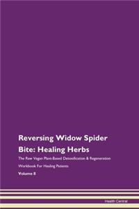 Reversing Widow Spider Bite