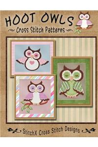 Hoot Owls Cross Stitch Patterns