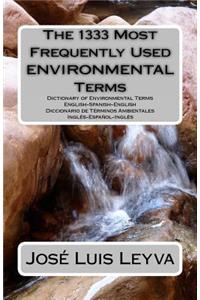 The 1333 Most Frequently Used Environmental Terms