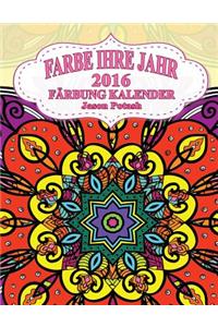 Fabre Ihre Jahr-2016 Farbung Kalender