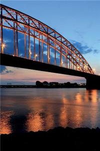 Nijmegen Bridge at Waal River in Holland Netherlands Journal