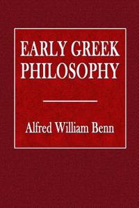 Early Greek Philosophy