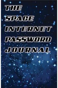 The Space Internet Password Journal: Internet Password Notebook: Galaxy Design