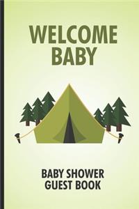 Welcome Baby Baby Shower Guest Book