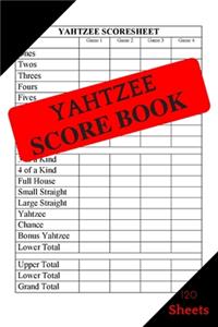 Yahtzee Scorebook