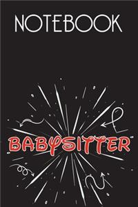 BABYSITTER Notebook, Simple Design