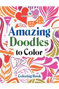 Amazing Doodles to Color, Coloring Book