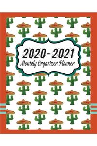 2020-2021 Monthly Organizer Planner