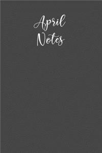 April Notes
