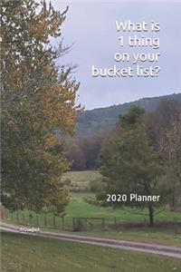 What is 1 thing on your bucket list?