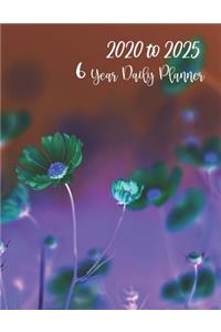 6 Year Daily Planner 2020 To 2025