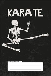 Karate Composition Notebook