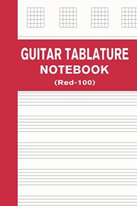 Guitar Tablature Notebook (Red-100)