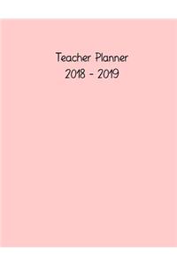Teacher Planner 2018 - 2019