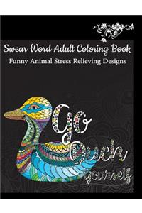 Animal Swear Word Coloring Book