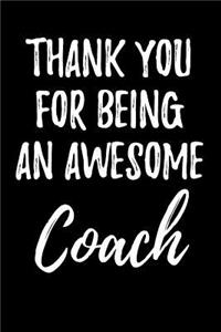 Thank You for Being an Awesome Coach