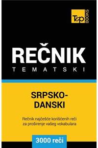 Srpsko-Danski Tematski Recnik - 3000 Korisnih Reci