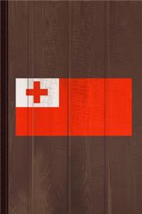 Tonga Flag Journal Notebook