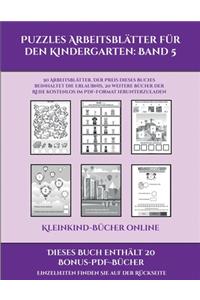 Kleinkind-Bücher online (Puzzles Arbeitsblätter für den Kindergarten