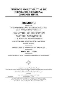 Demanding accountability at the Corporation for National Community Service