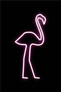 Neon Flamingo Notebook