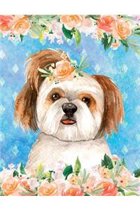 My Big Fat Bullet Journal for Dog Lovers Shih Tzu in Flowers 4