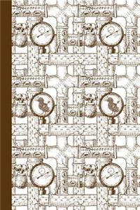Sketchbook: Steampunk Duck 6x9 - Blank Journal with No Lines - Journal Notebook with Unlined Pages for Drawing and Writing on Blank Paper